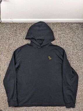 Octobers Very Own OVO Hoodie Sweatshirt Lightweight Cotton Black Mens Large